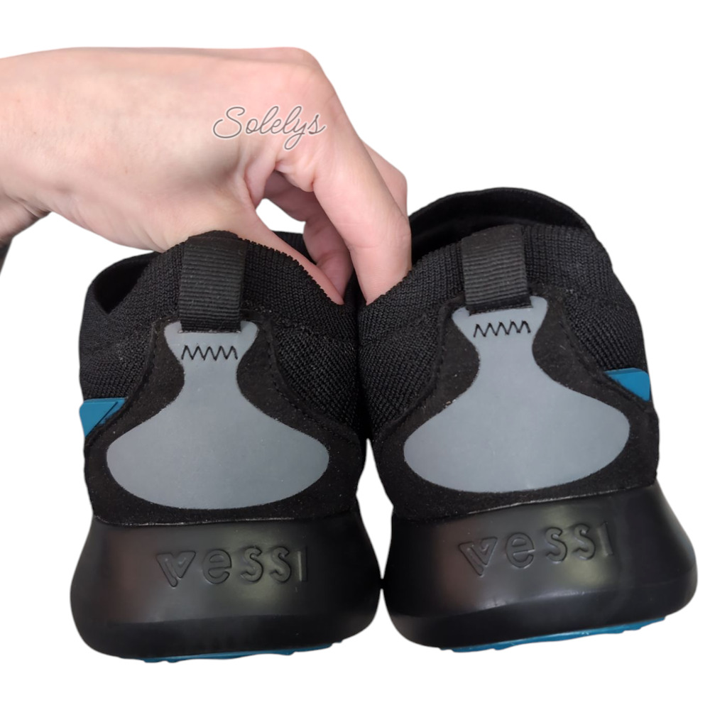 Vessi Black Slip-On Knit Athletic Shoes - Picture 8 of 13